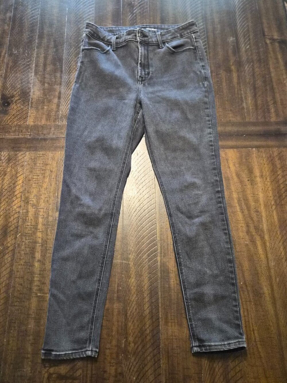 Old Navy Women’s Jeans Size 10 Super Skinny High Rise Black Stretch G342